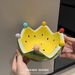 Watermelon Fruit Plate Creative Ceramic Fruit Fork Set Large Capacity Living Room Tea Table Fruit Bowl Plate Cute Small Ornament_maomaolike.com