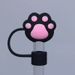 Cute Cartoon Straw Cap, Personalized Party Straw Decoration Accessories, Dust Plug Cover_maomaolike.com