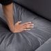 117.7' Sectional Sofa With Ottoman Dark Gray_maomaolike.com