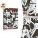 Han Jisung Themed Painting Poster, Monochrome Collage Style Poster, With Stage Scenes, Hand-holding & Guitar Elements, Ideal For Bedroom And Fan Space_maomaolike.com