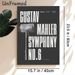 Gustav Mahler Symphony No.6 Painting Poster, Minimalist Dark-toned Vintage Music-themed Poster, Stylish Classical Music Decor Ideal For Living Room_maomaolike.com