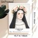 St. Rose Of Lima Themed Painting Poster, Soft Watercolor Saint Portrait Poster, Inspirational Spiritual Message, Ideal For Church And Home Wall Decor_maomaolike.com