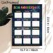 Birthday Tracker Painting Poster, Vibrant Starry-Themed Poster, Practical Design To Record Monthly Birthdays, Ideal For Office Or Community Spaces_maomaolike.com