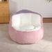 Oversized Bean Bag Chairs,Multicolor Fur Couch Filled With Shredded Sponge,Large Lounger Sofa For Living Room,No Assembly Required , Pink+White+Purple_maomaolike.com