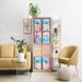 Fabric Storage Cubes - 6 Foldable Tie Dye Storage Bins For Organizing Cubbies, Toy Box - Clothes Storage & Closet Organizer - 11 Inch Collapsible Cube Baskets_maomaolike.com