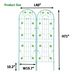 2 Pack Metal Garden Trellis 71" X 19.7" Rustproof Trellis For Climbing Plants Outdoor Flower Support Light Green_maomaolike.com
