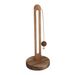 Rack For Bags, Paper Towel Holder, Cloth Kitchen Vertical Storage Rack, Roll Paper, Solid Wood, No-Drill Lazy_maomaolike.com