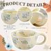 Ceramic Mugs Coffee Cups Hand Pinched Irregular Flower Milk Tea Cup Ins Korean Style Oatmeal Breakfast Mug Drinkware Kitchen_maomaolike.com