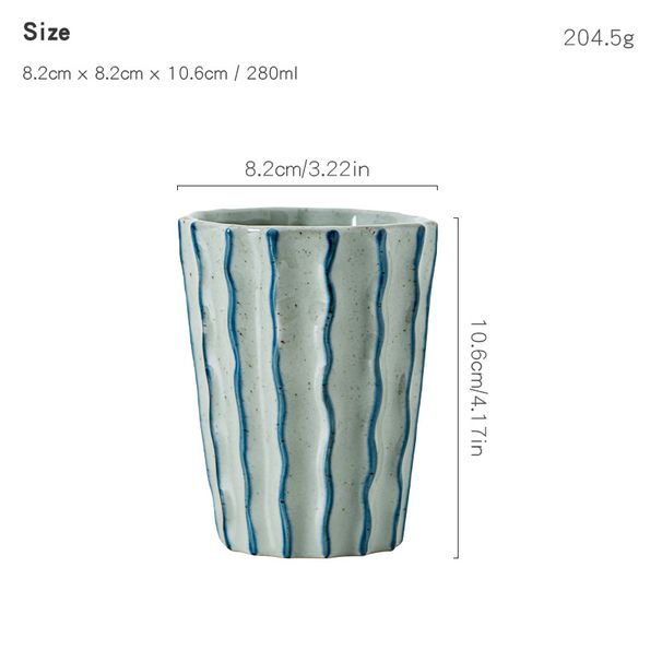 Japanese Style Rough Pottery Coffee Cup With Three Part Roasting Process And Creative Handmade Tea Cup_maomaolike.com
