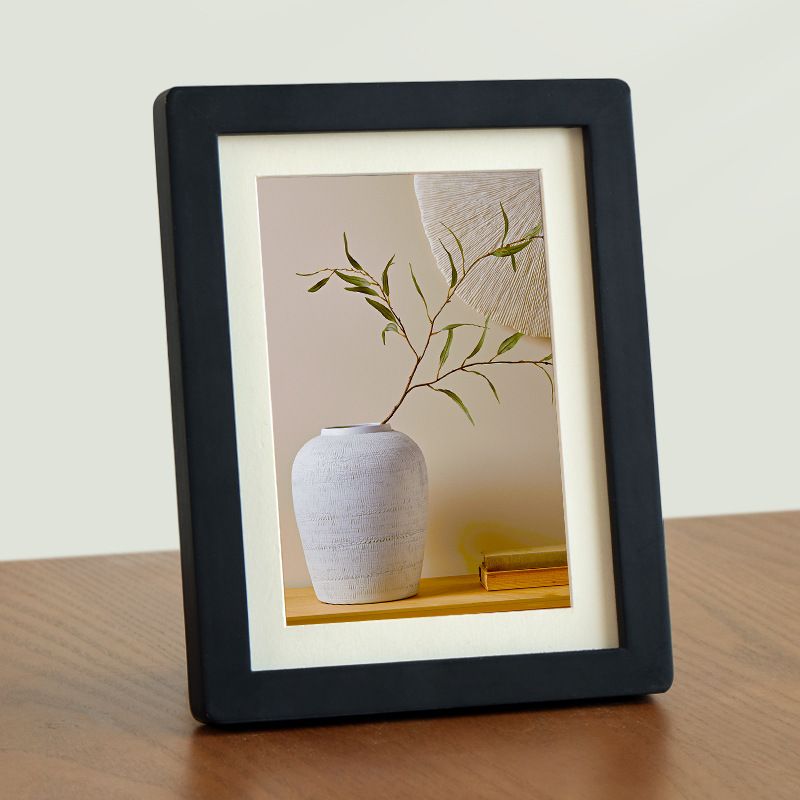 Solid Wood Corner Round Photo Made Into Album Frame 7inch 8inch A4 Wall Hanging High-end 6inch Ornament_maomaolike.com