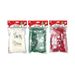 Christmas Wrinkle Paper Sequin Surface Placed Snowflake Glitter Tri-Color Mix Medium 12Package 50G_maomaolike.com
