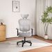 Big And Tall Office Chair Mesh Breathable, Gaming Chair With Adjustable Backrest Height & Headrest Angle & Adaptive Lumbar Lupport, Executive Computer Desk Chair With 2D Flip-Up Arms, Grey_maomaolike.com