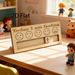 2D Flat Wooden Emotion Expression Sign - "Today I Am Feeling" With 5 Emotion Symbols (Angry, Disgusted, Sad, Neutral, Happy, Joyful)_maomaolike.com