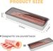 Bacon Container Stainless Steel Airtight Cheese Container Bacon Containers For Refrigerator Food Storage Containers With Lids Deli Meat Saver Bacon Holder 10.5 Inches Long_maomaolike.com