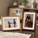 Solid Wood Display Stand High-End Feel 6inch 7inch 8inch A4 A3 Black Narrow Edge Simple Wall-Mounted Photo Empty Frame_maomaolike.com