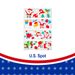 Christmas Gel Cling Stickers For Windows And Mirrors - 12 Sheets Of Winter Designs: Santa Claus, Snowman, Snowflakes, Reindeer And More!_maomaolike.com