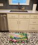 Louisiana Magnolias In Watercolor Memory Foam Kitchen Mat Machine Washable Anti-Fatigue Mat Cushion Comfort Bath Mat Or Kitchen Rug_maomaolike.com