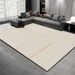 Living Room Rug Large Size Gorgeous Gold Frame Design Bedroom Rug Plush Thickened Machine Washable Thickened Underlay Interior Decorative Rug_maomaolike.com