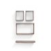 Floating Shelves 17.72" Wall Mounted Wood Shelves For Bathroom, Bedroom, Living Room, Kitchen, Hanging Shelf For Books/Storage/Decor With Invisible Brackets, Maple_maomaolike.com