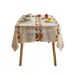 Christmas Tablecloth Modern Embroidery Lace Living Room Kitchen Rectangular Non Slip Decorative Cover Cloth Table Mat_maomaolike.com