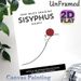 Sisyphus Themed Motivational Painting Poster, Minimalist Line Art Poster With Stick Figure & Red Boulder, Inspirational Quote Decor For Home Office_maomaolike.com