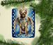 Belgian Malinois My Angel Porcelain Ornament Christmas Tree Hanging Decorations For Home Christmas Holiday, Rectangle, Gift, Multicolor_maomaolike.com