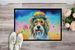Bearded Collie Hippie Dawg Doormat Front Door Mat Indoor Outdoor Rugs For Entryway, Non Slip Washable Low Pile, 24H X 36W_maomaolike.com
