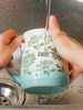 1pcs Large Ceramic Coffee Mugs,20 Oz Ceramic Floral Mugs With Handle,Oversized Tea Cup Coffee Cup_maomaolike.com