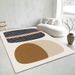 Living Room Rug,Large Rug,Oversized, Gold Leaves Design,Bedroom Rug,Soft And Thick, Machine Washable, Thickened Rug, Bedside Rug,Decorative Indoor Rug_maomaolike.com