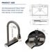33in. *22in.*10in. Drop In 304 Stainless Steel Workstation Kitchen Sink With Dual Built-in Ledge, Top Mount Single Bowl Workstation Sink With Pull-Out Spray Head Faucet And Rainfall Faucet ,Cup Washer_maomaolike.com