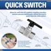 ESSENTIAL WASHER High Temp Pressure Washer Ball Valve, Stainless Steel 6000 PSI, 3/8" Female BSP Shut Off Valve_maomaolike.com