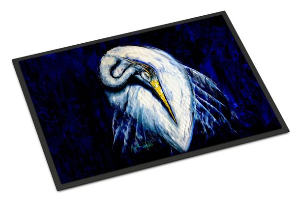 Heron Freshen Up Doormat Front Door Mat Indoor Outdoor Rugs For Entryway, Non Slip Washable Low Pile, 24H X 36W_maomaolike.com