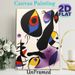 Abstract Surrealist Painting Poster, Vibrant Bold Whimsical Abstract Shape Poster, Artistic Organic Color-blocked Forms To Enhance Decor For Living_maomaolike.com