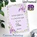 Spanish Psalm 46:10 Themed Painting Poster, Soft Watercolor Purple Iris & Greenery Poster, Serene Inspirational Verse Decor Ideal For Home, Prayer_maomaolike.com