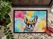 Boston Terrier Hippie Dawg Doormat Front Door Mat Indoor Outdoor Rugs For Entryway, Non Slip Washable Low Pile, 24H X 36W_maomaolike.com