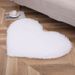 Modern Simple Silk Wool Heart Bedroom PV Carpet Living Room Balcony Long Plush Rug Cross-Border Supply_maomaolike.com