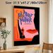 All About My Mother Themed Painting Poster, Bold Graphic Art Style Poster, Stylized Female Figure With Striking Typography, Cinematic Wall Decor Ideal_maomaolike.com