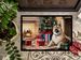 Akita Cozy Christmas Doormat Front Door Mat Indoor Outdoor Rugs For Entryway, Non Slip Washable Low Pile, 24H X 36W_maomaolike.com