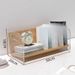 Bookshelf Desktop Rental Room Small Apartment Multi-Functional Storage Desk Office Storage Rack Acrylic Wooden Student Use_maomaolike.com