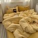 Manufacturer Wholesale INS Korean Style Princess Towel Embroidery All-Cotton Washed Four-Piece Pure Cotton Cute 4-Piece Bedding Se_maomaolike.com