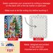 Shiba Inu Christmas Reindeer Porcelain Ornament Christmas Tree Hanging Decorations For Home Christmas Holiday, Rectangle, Gift, Multicolor_maomaolike.com