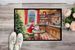 Cookies With Santa Claus Mrs. Claus Doormat Front Door Mat Indoor Outdoor Rugs For Entryway, Non Slip Washable Low Pile, 24H X 36W_maomaolike.com