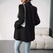 Women's Clothing autumn and winter solid color lapel small suit temperament commuter jacket_maomaolike.com