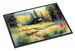 Montana Bitterroot In Watercolor Doormat Front Door Mat Indoor Outdoor Rugs For Entryway, Non Slip Washable Low Pile, 24H X 36W_maomaolike.com