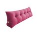 SOGA 100cm Red Triangular Wedge Bed Pillow Headboard Backrest Bedside Tatami Cushion Home Decor_maomaolike.com