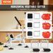 VEVOR Commercial Vegetable Slicer, 1/4"+3/8"+1/2" Fruit Slicer, Stainless Steel And Aluminum Alloy Vegetable Cutter Slicer Machine, Manual Slicer With Non-slip Feet, For Radishes, Onions, Potatoes_maomaolike.com