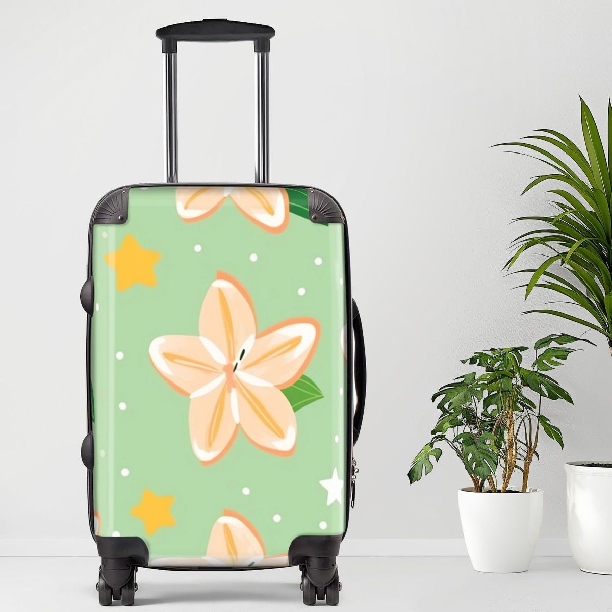 Carambola Luggage, 20/24/28 Inch Luggage, Carry-On, Custom Luggage, Luggage Set, Suitcase, Travel, Vacation, Cabin Suitcase, Custom Suitcase, Personalized Luggage_maomaolike.com