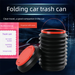 Foldable Expandable Bin, Outdoor Fishing Portable Bucket, Trash Can, Car Collapsible Water Bucket_maomaolike.com