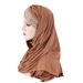 Unisex Milk silk forehead glitter with milk silk scarf hat hat_maomaolike.com