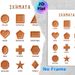 Greek Geometry Shapes Painting Poster, Matte Textured Greek Geometric Figures Poster, Clearly Labeled Design To Assist Geometric Learning, Suitable_maomaolike.com